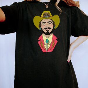 Posty Cowboy Shirt | Post Malone Western Graphic Tee